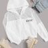 Letter Graphic Mesh Insert Jacket