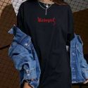 Letter Graphic Oversized Tee