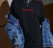 Letter Graphic Oversized Tee