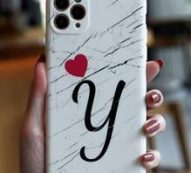 Letter Graphic Phone Case