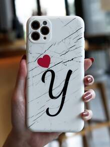 Letter Graphic Phone Case