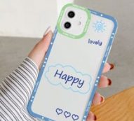 Letter Graphic Phone Case