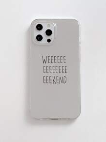 Letter Graphic Phone Case