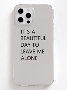 Letter Graphic Phone Case