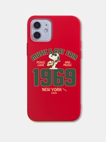 Letter Graphic Phone Case