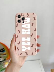 Letter Graphic Phone Case