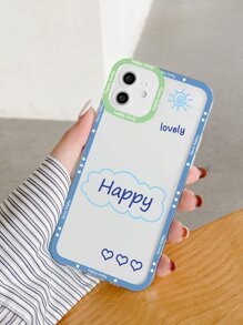 Letter Graphic Phone Case