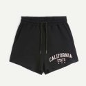 Letter Graphic Shorts