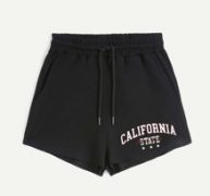 Letter Graphic Shorts