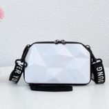 Letter Graphic Strap Crossbody Bag