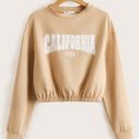 Letter Graphic Sweatshirt