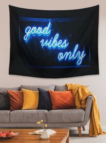 Letter Graphic Tapestry