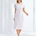 Letter Graphic Tie Dye Nightdress