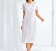 Letter Graphic Tie Dye Nightdress