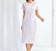 Letter Graphic Tie Dye Nightdress