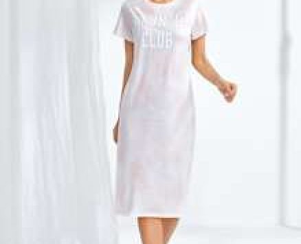 Letter Graphic Tie Dye Nightdress