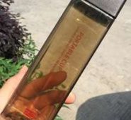 Letter Graphic Water Bottle