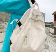 Letter Patch Large Capacity Backpack