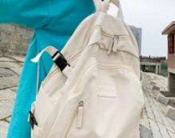Letter Patch Large Capacity Backpack