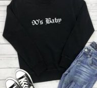 Letter Print Sweatshirt