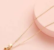 Letter & Heart Charm Necklace