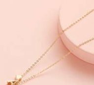 Letter & Heart Charm Necklace