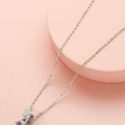 Letter & Heart Charm Necklace