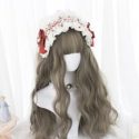 Long Curly Wig With Bangs