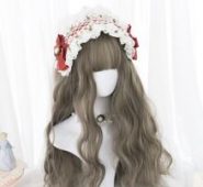 Long Curly Wig With Bangs