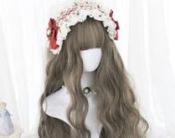 Long Curly Wig With Bangs