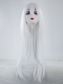 Long Straight Wig With Bangs