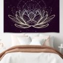 Lotus Print Tapestry