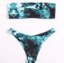 Marble Pattern Bikini Swimsuit