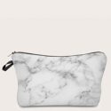 Marble Pattern Makeup Bag