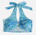 Marble Print Halter Top
