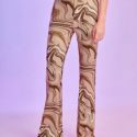 Marble Print Pants