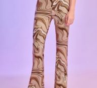 Marble Print Pants
