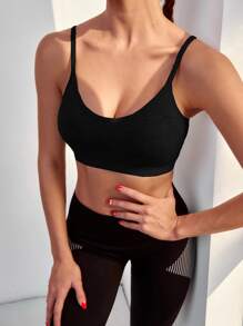 Medium Support Criss Cross Back Sports Bra