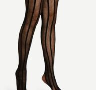 Mesh Design Garter Socks