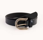 Metal Engraved Buckle Belt