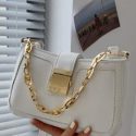 Metal Lock Shoulder Bag