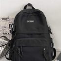 Minimalist Buckle Decor Functional Backpack