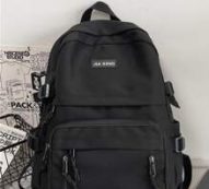 Minimalist Buckle Decor Functional Backpack