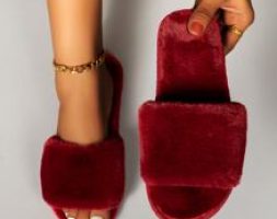 Minimalist Fluffy Bedroom Slippers