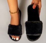 Minimalist Fluffy Bedroom Slippers