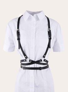 Minimalist Harness Belt With Hole Punch