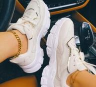 Minimalist Lace-up Front Chunky Sneakers