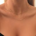 Minimalist Layered Chain Necklace