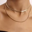 Minimalist Layered Chain Necklace