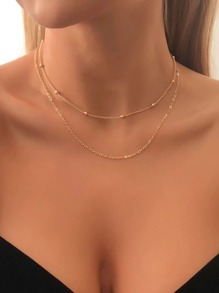 Minimalist Layered Chain Necklace